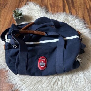 Hudson Sutler Duffel Bag Navy NWT